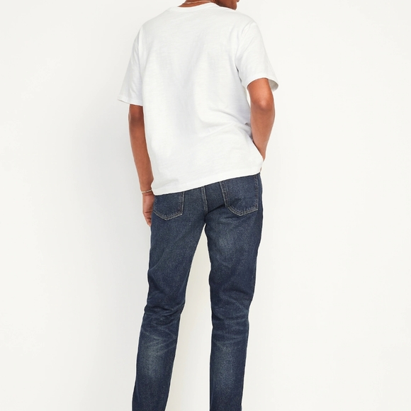 Old Navy Dark Wash Straight Taper Jeans Size 38x30 NWT - Picture 6 of 6